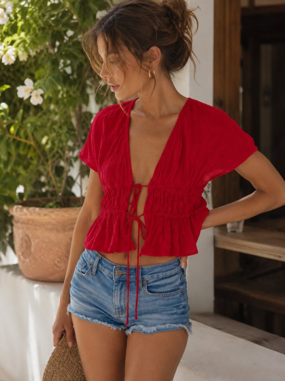 Guess | Red Blouse